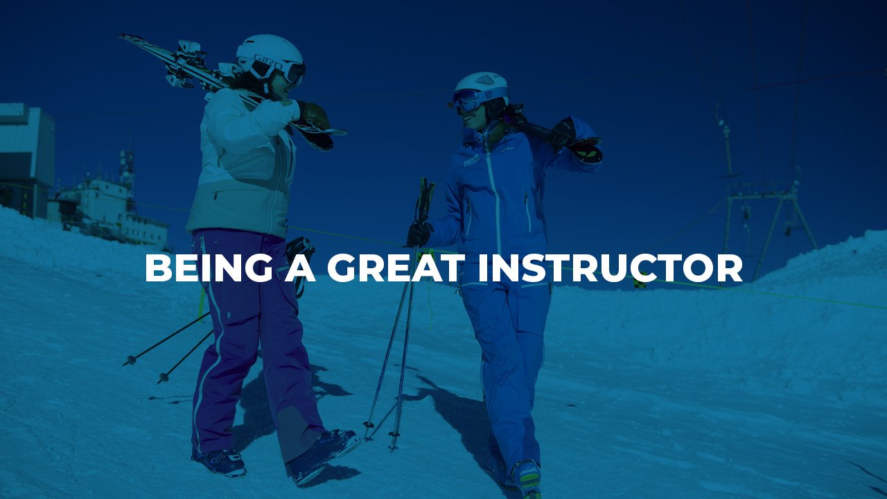 Being a great instructor